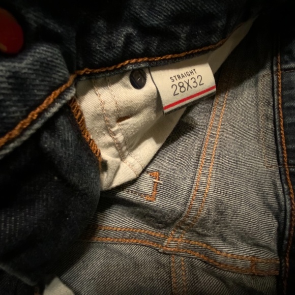 Tommy Hilfiger Slim Straight Leg 100% Cotton Denim Jeans (28x32) - Picture 5 of 6